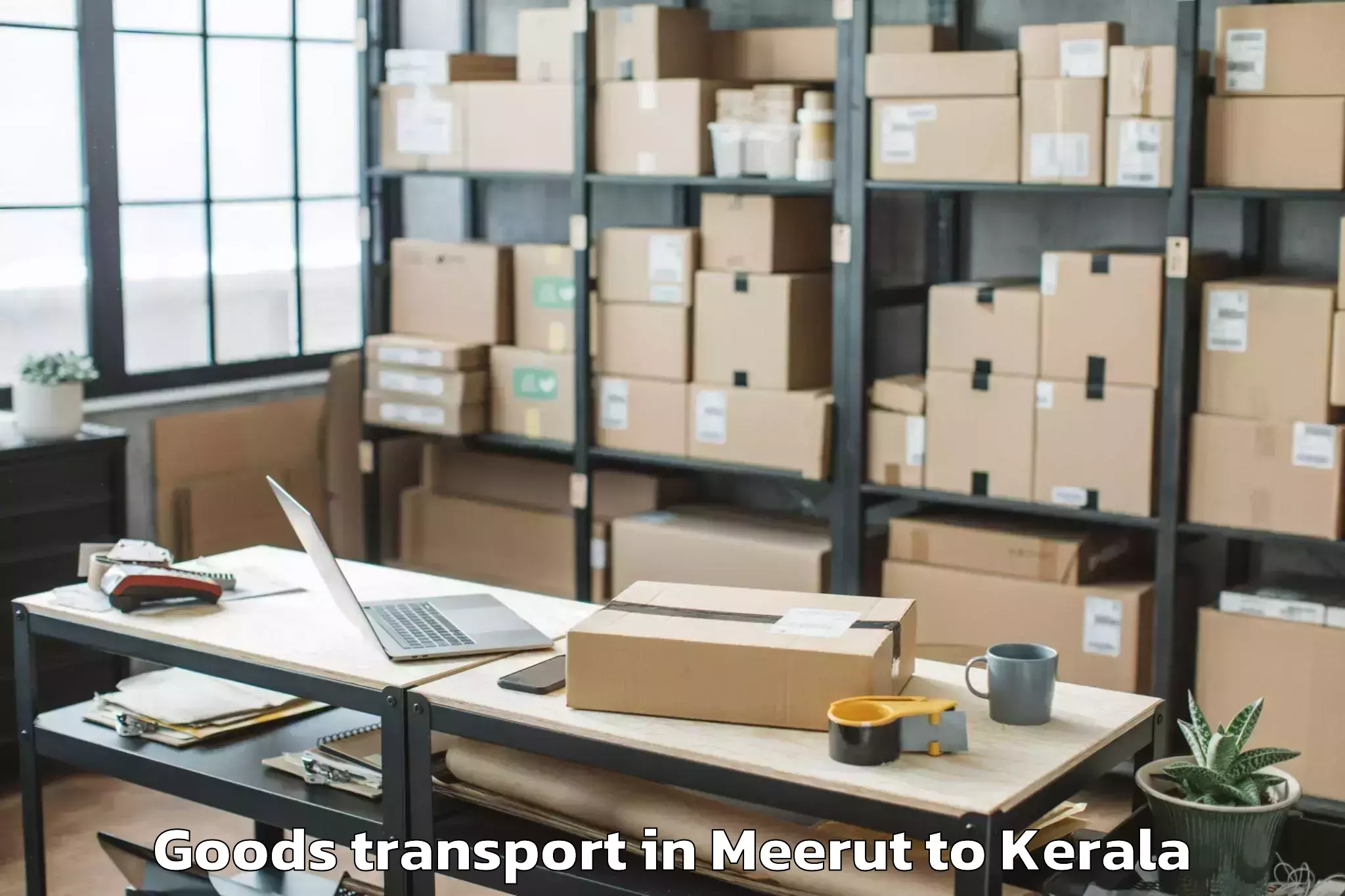 Top Meerut to Cherthala Goods Transport Available